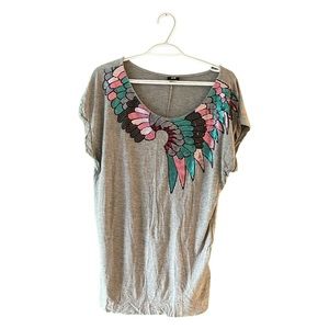 H&M Woman’s Small Grey Design Blouse